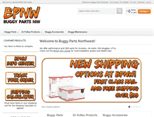 Tablet Screenshot of buggypartsnw.com